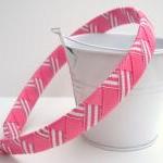 Pink Chevron Headband 