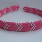 Pink Chevron Headband 
