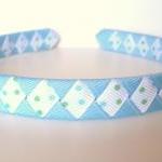 Blue Woven Headband 