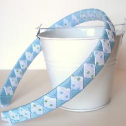 Blue Woven Headband 